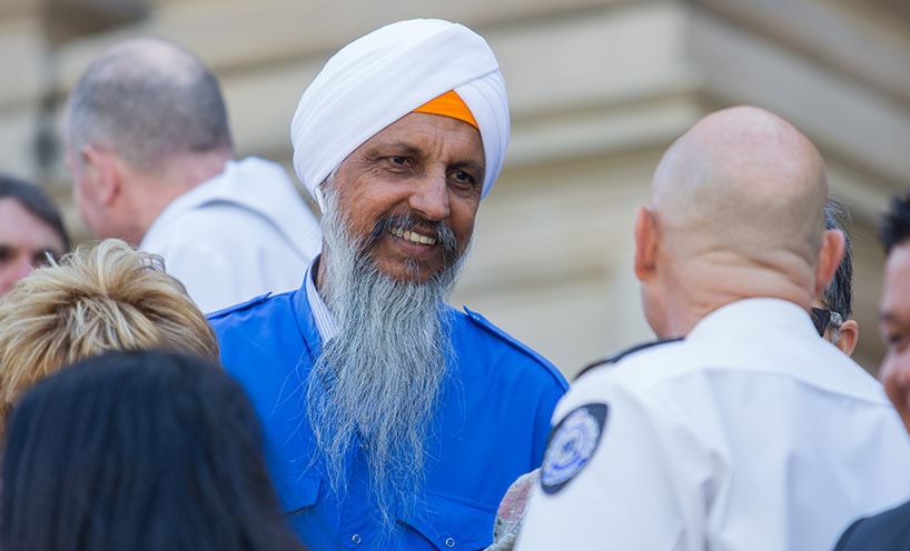 Jasbir Singh Suropada from the Sikh Interfaith Council of Victoria